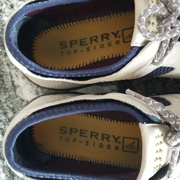 (9.5) Men's Sperry Top Sider 😊 Leather Upper 😊 Sporty 😊 - Picture 10 of 11